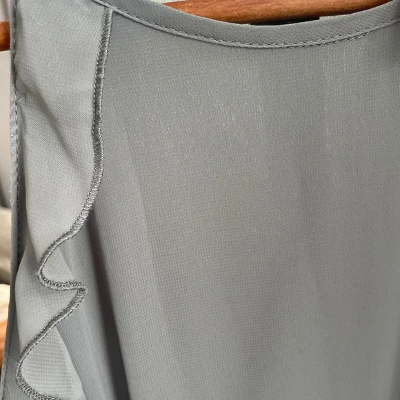 H&M Light Blue Ruffle Dress - Picture 5 of 5